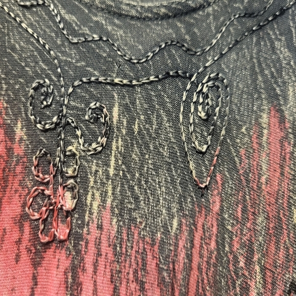 Bohemian Multicolor Maxi Dress - Picture 3 of 5